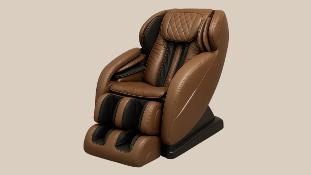 Full body massage chair with zero gravity recline, foot and calf massage, designed for home relaxation in India.